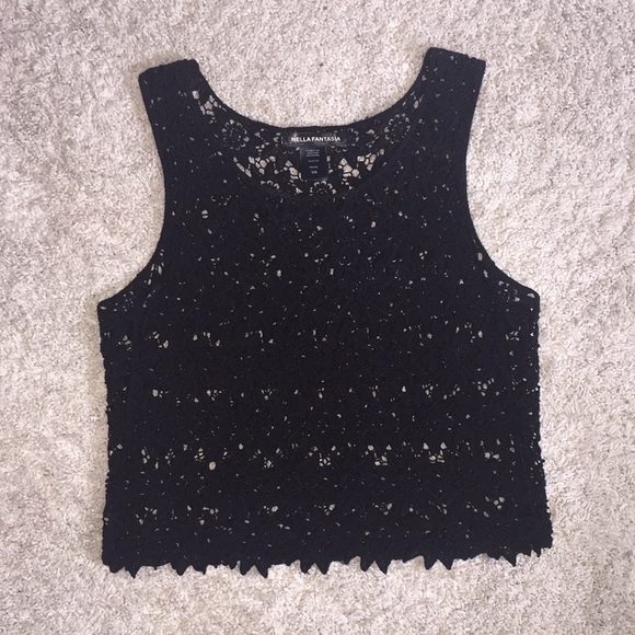 Tops - Black Crop Top